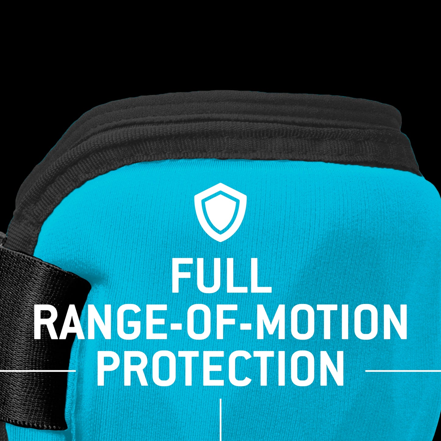 G-Form Shockwave Fastpitch Elbow Guard - Softball Elbow Guard & Pad with Adjustable Straps - Neon Blue, Adult S/M