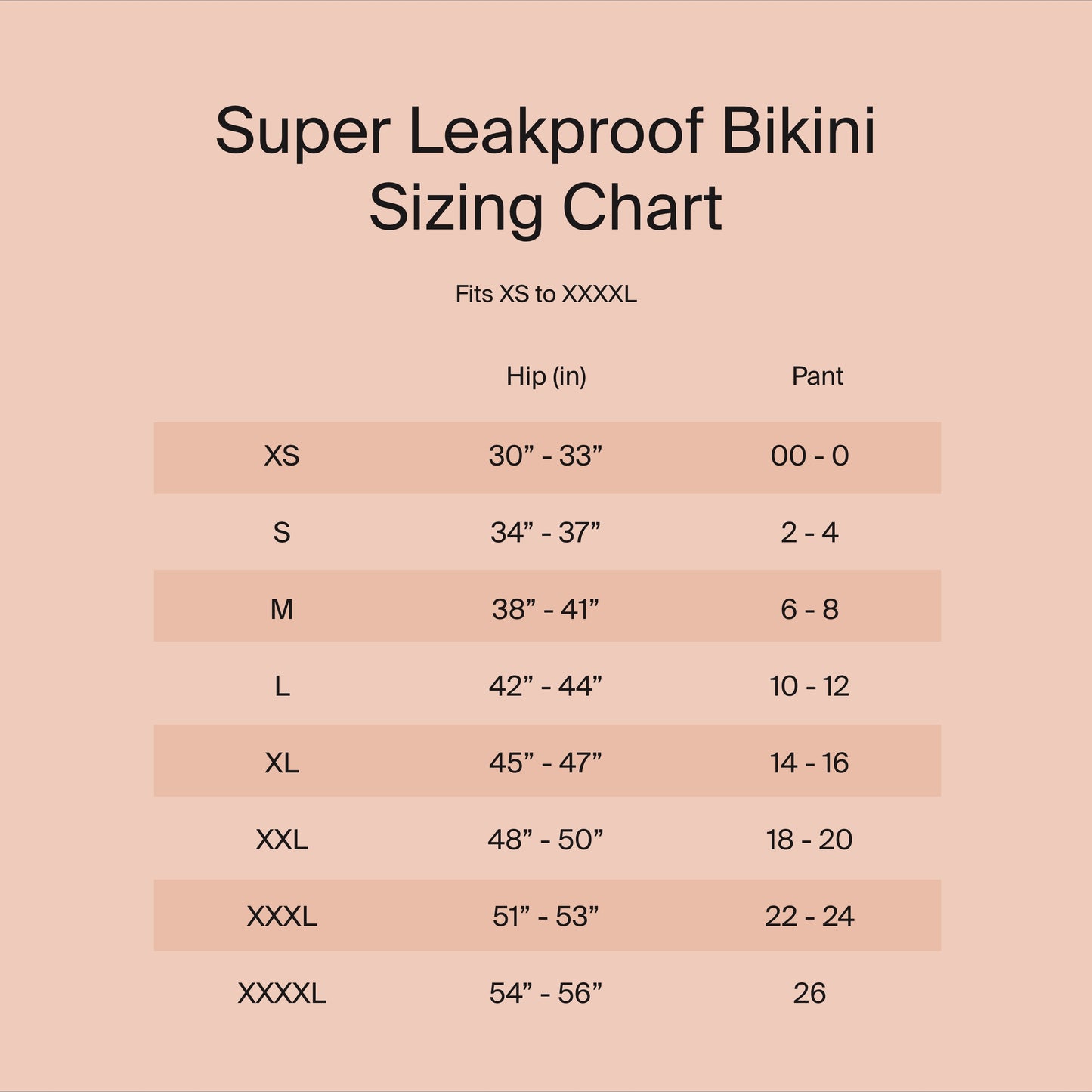 Knix Super Leakproof Bikini - Period Underwear for Women - Warm Sand, X-Small (1 Pack)