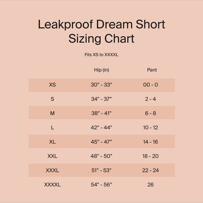 Knix Super Leakproof Dream Short - Period Underwear or Pajamas for Women - Midnight, Large (1 Pack)
