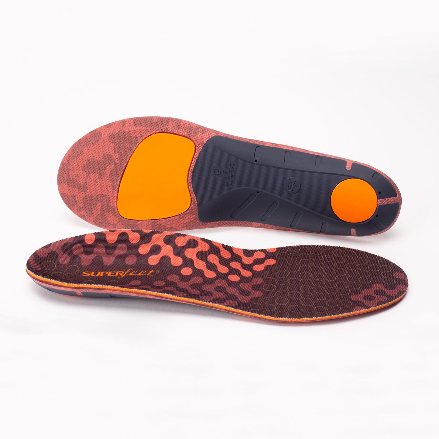 Superfeet Adapt Run Flexible Shoe Inserts & Athletic Running Insoles, Tandori Spice, 2.5-4 Men / 4.5-6 Women