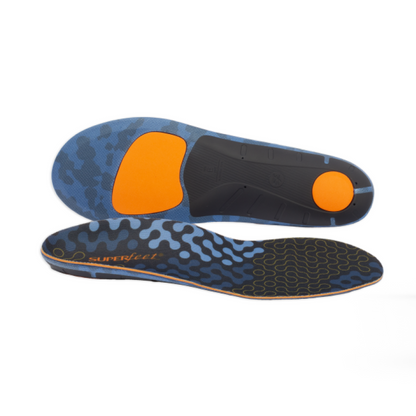 Superfeet Run Cushion Medium Arch Insole - Riviera - 5.5-7 Men / 6.5-8 Women