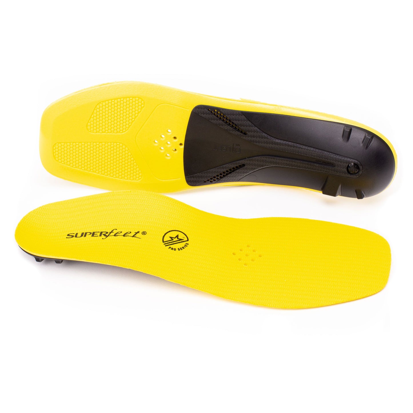 Superfeet Unisex-Pro Carbon Fiber Professional Performance Inserts for Hockey Skate Insole, Blaze Yellow, Junior Skate 12 - 13