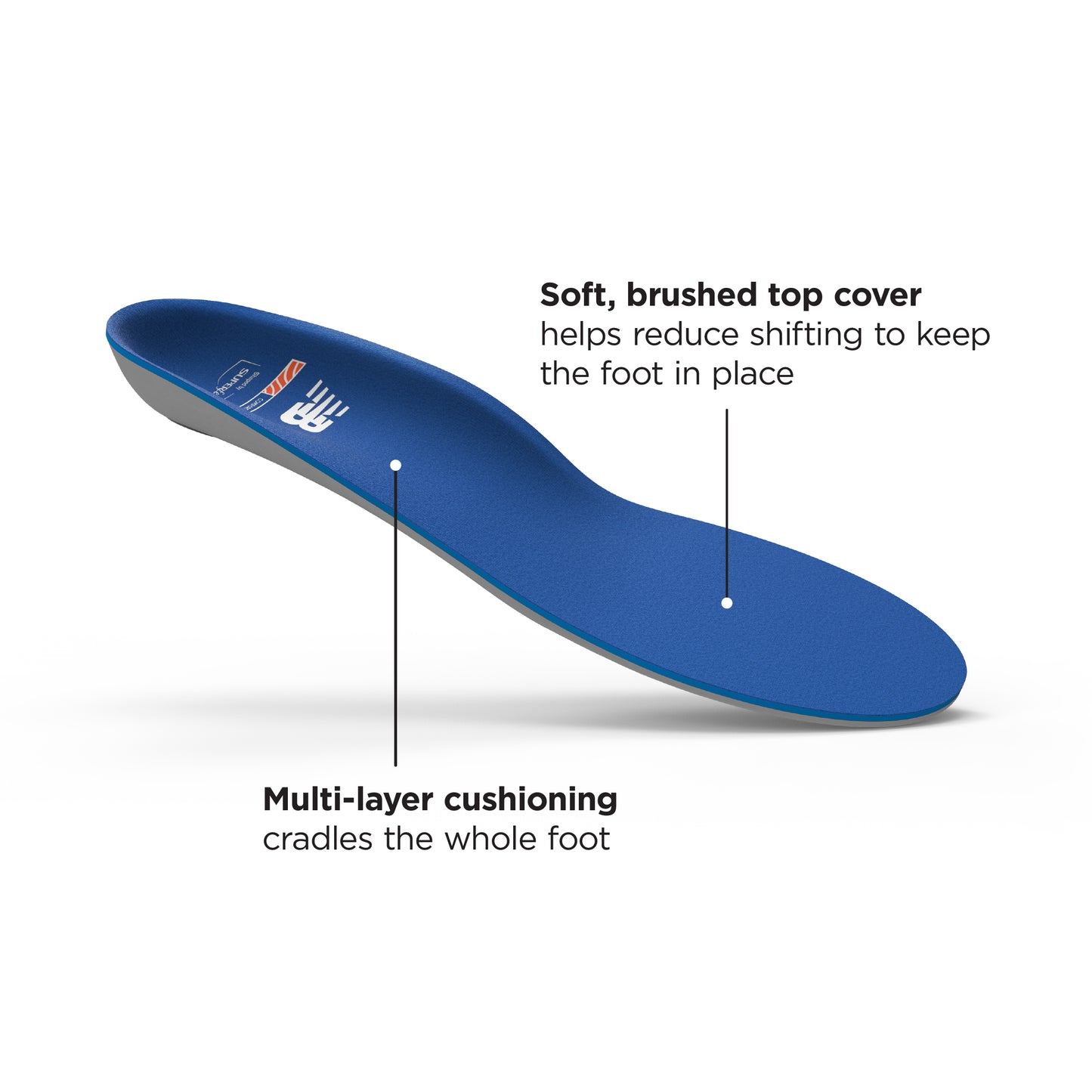 New Balance Casual Comfort Fit Insoles - Cushion for Gentle, Flexible Support - 5.5-7 Men / 6.5-8 Women