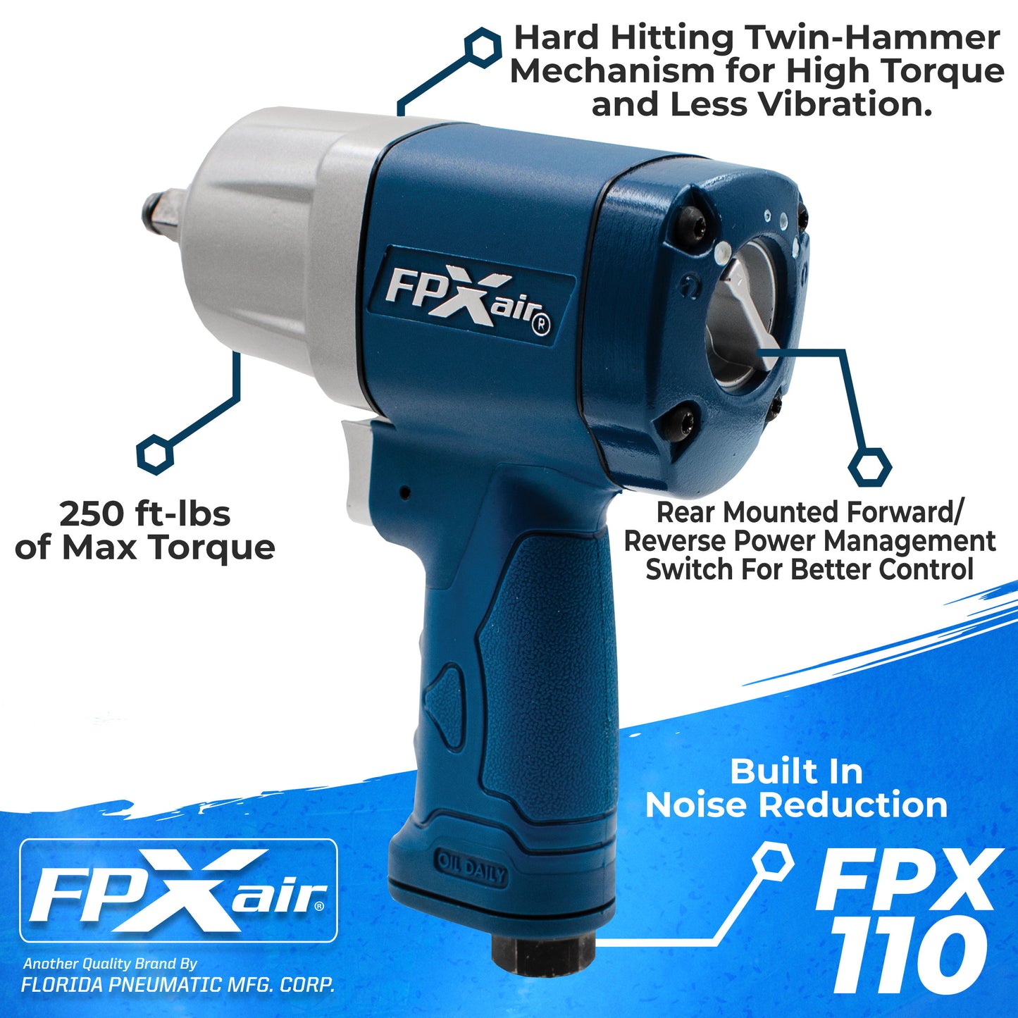 FPX-AIR 3/8" Composite Impact Wrench