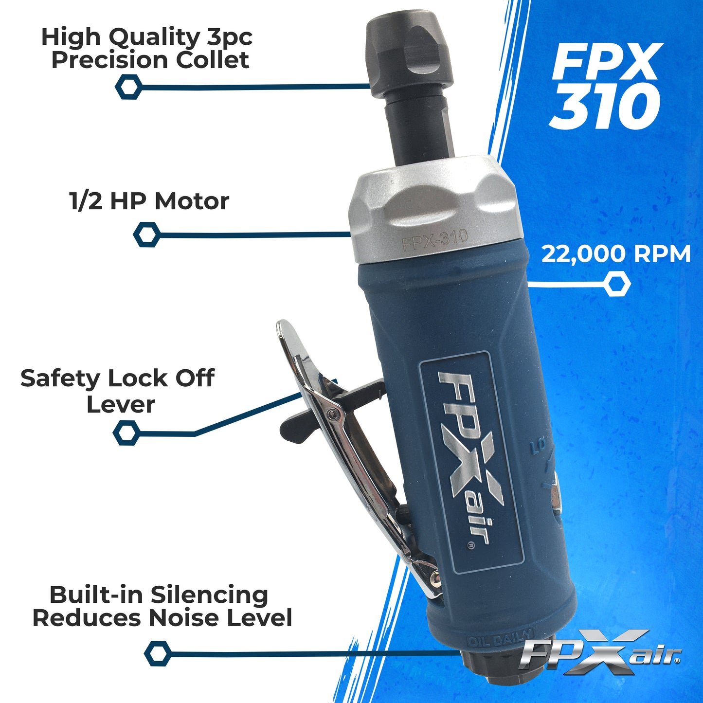 FPX-AIR .5 HP 1/4√¢‚Ç¨¬ù Die Grinder