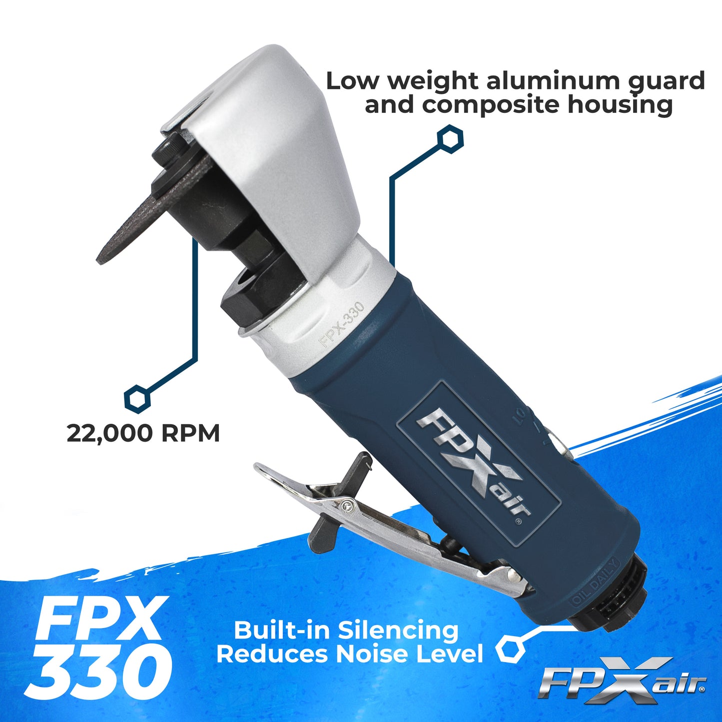 FPX-AIR .5 HP 3" Cut-off Tool