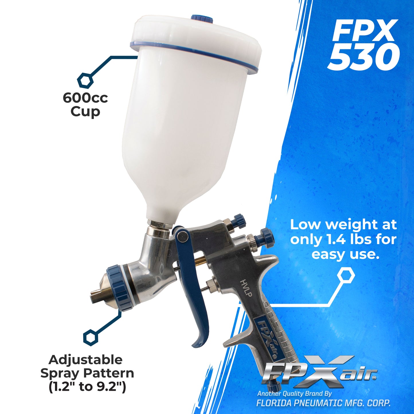FPX-AIR Gravity Feed HVLP Spray Gun