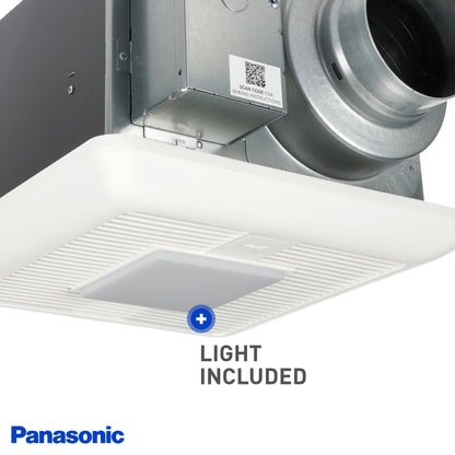 Panasonic FV-0511VKL2 WhisperGreen Select Ventilation Fan with Light, 50-80-110 CFM , White