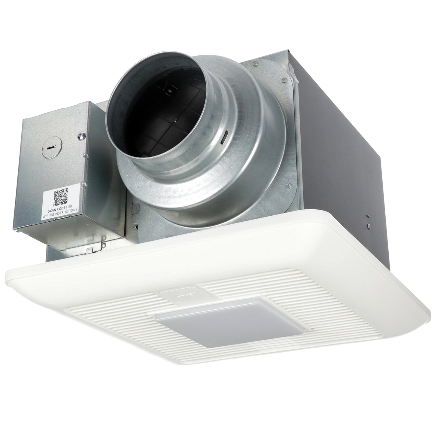 Panasonic FV-0511VKL2 WhisperGreen Select Ventilation Fan with Light, 50-80-110 CFM , White