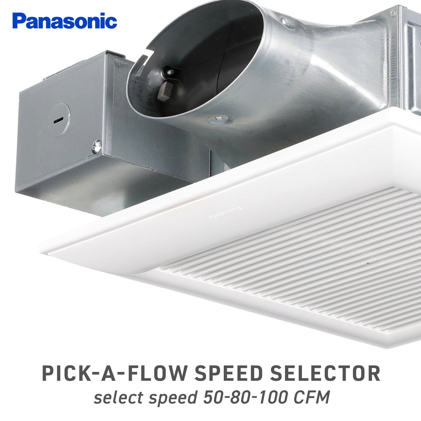 Panasonic FV-0510VSC1 WhisperValue DC Ventilation Fan, Condensation Sensor, Speed Selector, Quiet