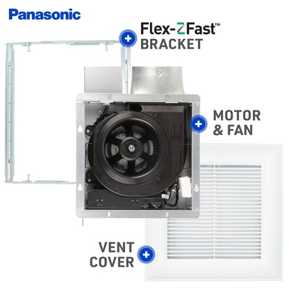 Panasonic FV-0510VSC1 WhisperValue DC Ventilation Fan, Condensation Sensor, Speed Selector, Quiet