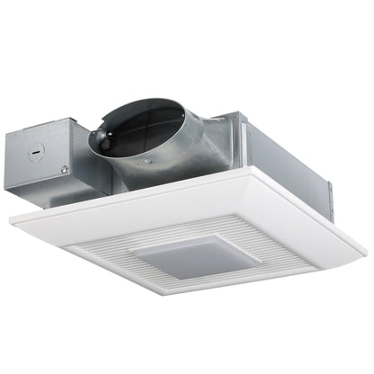 Panasonic FV-0510VSCL1 WhisperValue DC Ventilation Fan with Light and Condensation Sensor, 50-80-100 CFM