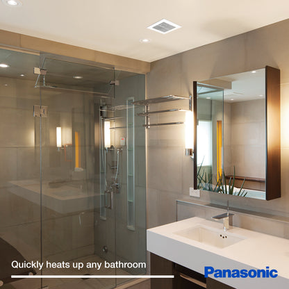 Panasonic FV-0511VH1 WhisperWarm DC Bathroom Fan with Heater, 50-80-110 CFM