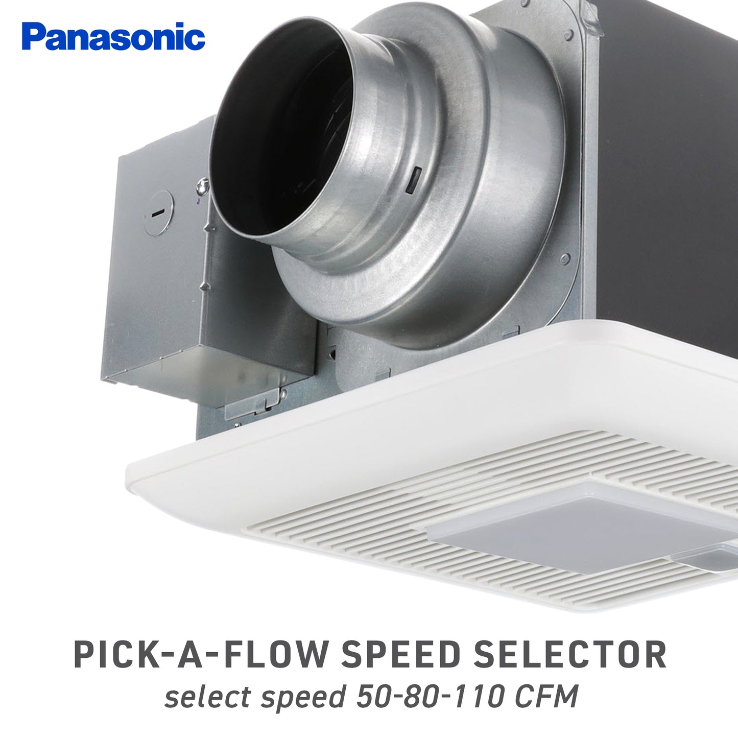 Panasonic FV-0511VQCL1 WhisperSense Ventilation Fan/Light, Motion/Humidity Sensors, Speed Selector