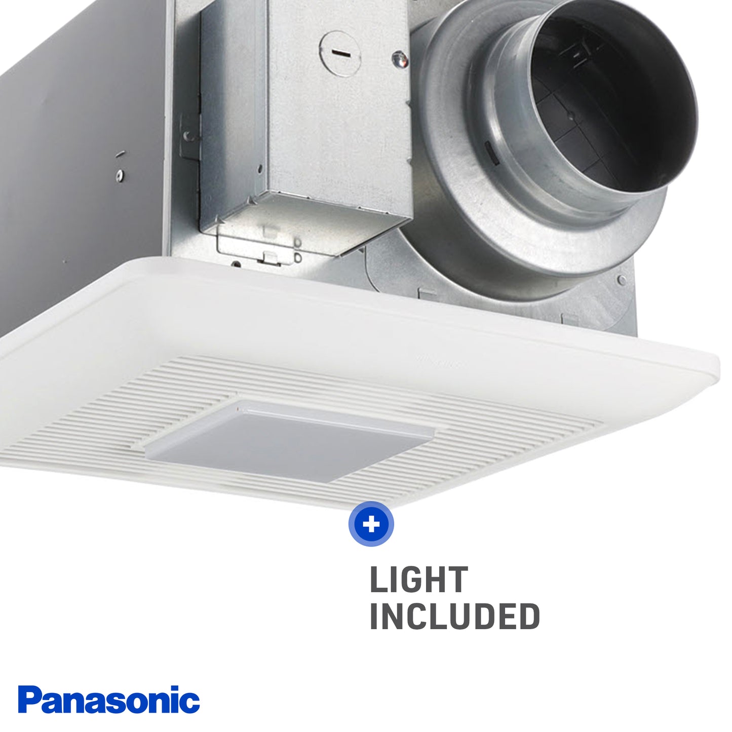 Panasonic FV-0511VQL1 WhisperCeiling DC Ventilation Fan/Light Combination, Speed Selector, Quiet