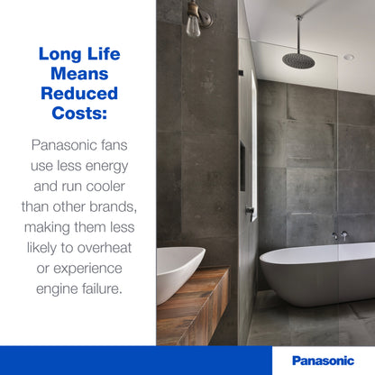 Panasonic FV-08VRE2 WhisperRecessed LED, Designer Ventilation Fan/Light Combination, Quiet