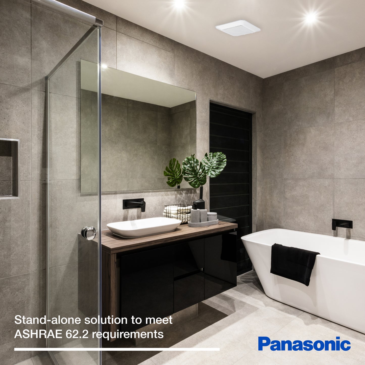 Panasonic FV-15NLFS1 WhisperFresh Select Fresh Air Supply Fan, 50-150 CFM
