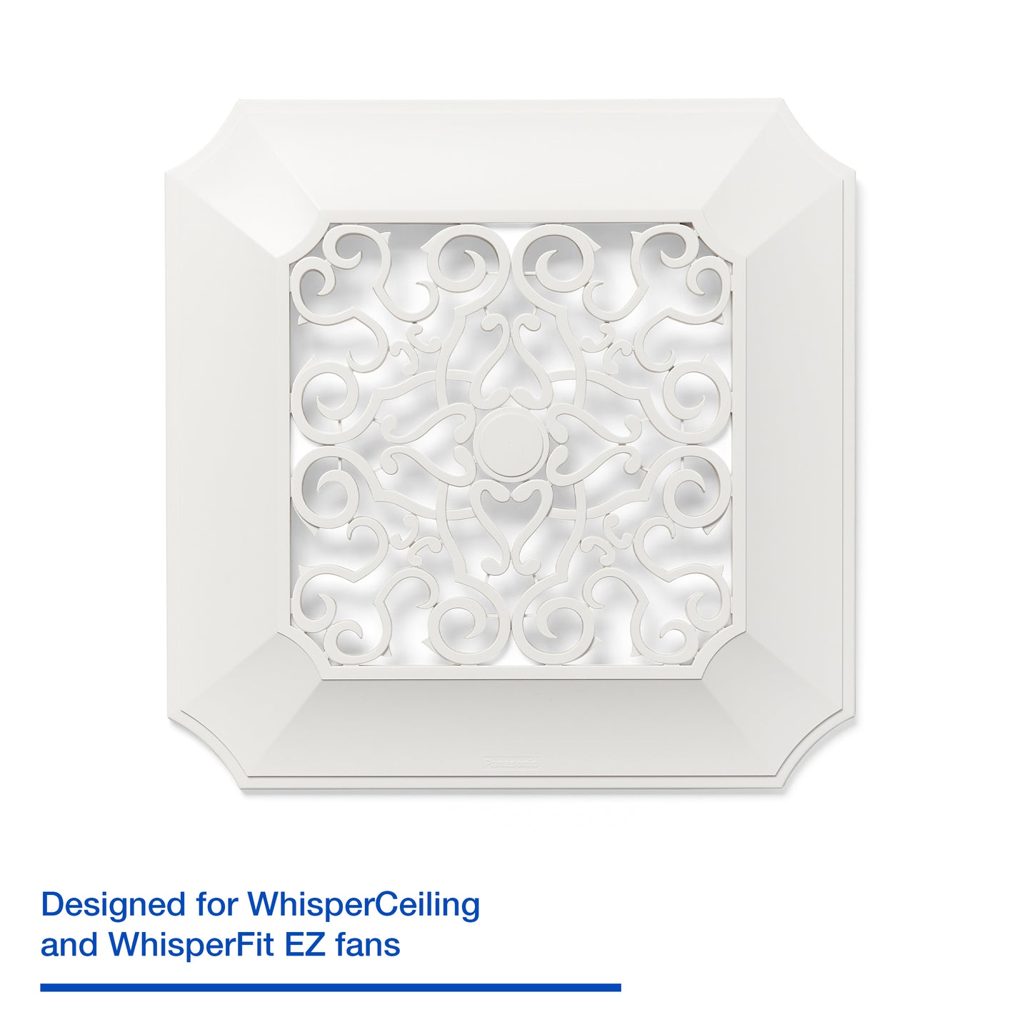 Panasonic FV-GL3TDB 14-1/2-Inch ABS Designer Vent Grille, White Finish