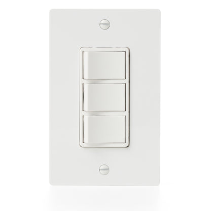 WhisperControl FV-WCSW31-W Three-Function On/Off Switch, White Compatible with Panasonic Fans