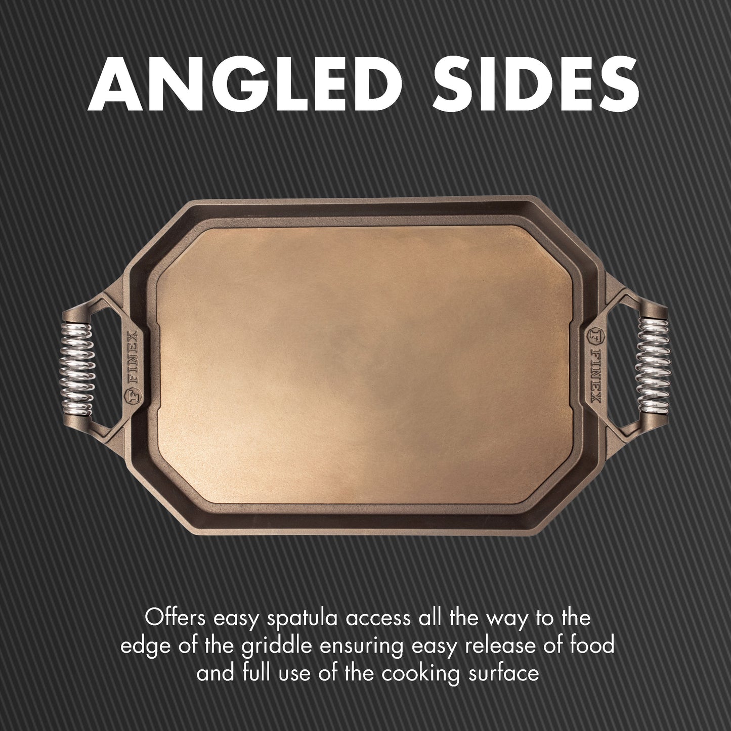 FINEX Cast Iron Double Burner Griddle