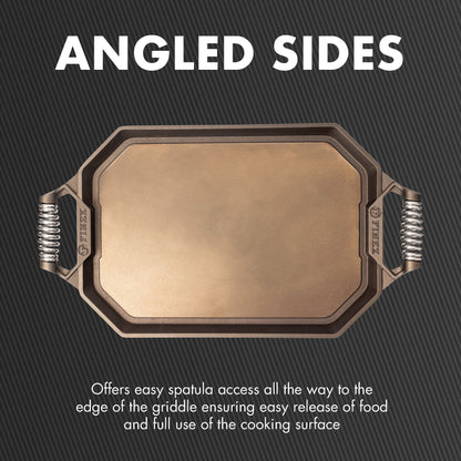 FINEX Cast Iron Double Burner Griddle