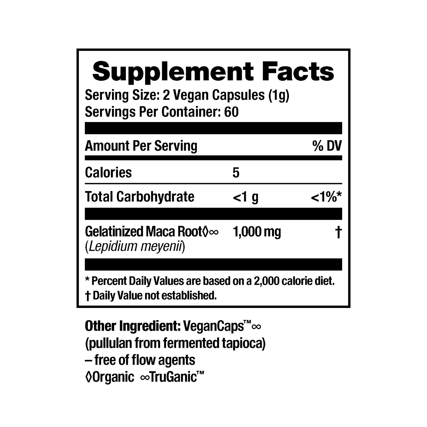 HealthForce SuperFoods Gelatinized Maca - 120 VeganCaps