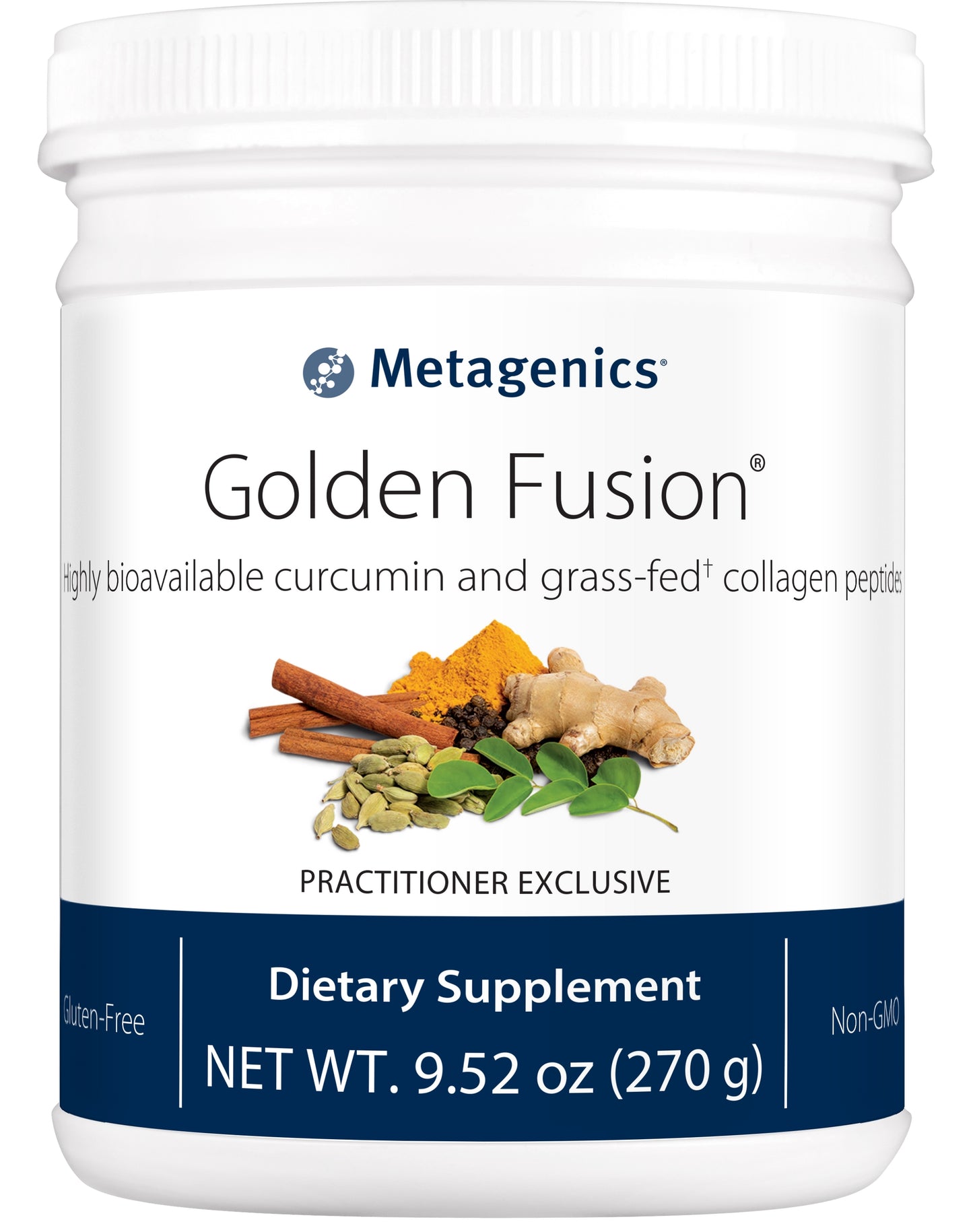 Metagenics - Golden Fusion, Highly Bioavailable Curcumin and Grass-Fed‚Ä† Collagen Peptides, 30 Servings