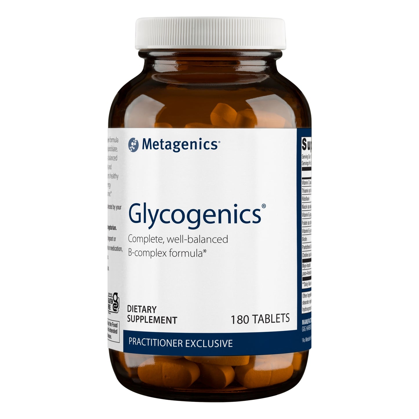 Metagenics Glycogenics ‚Äì Complete, Well-Balanced B-Complex Formula ‚Äì 180 Servings