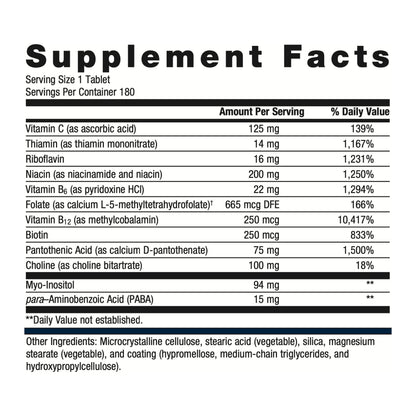 Metagenics Glycogenics ‚Äì Complete, Well-Balanced B-Complex Formula ‚Äì 180 Servings