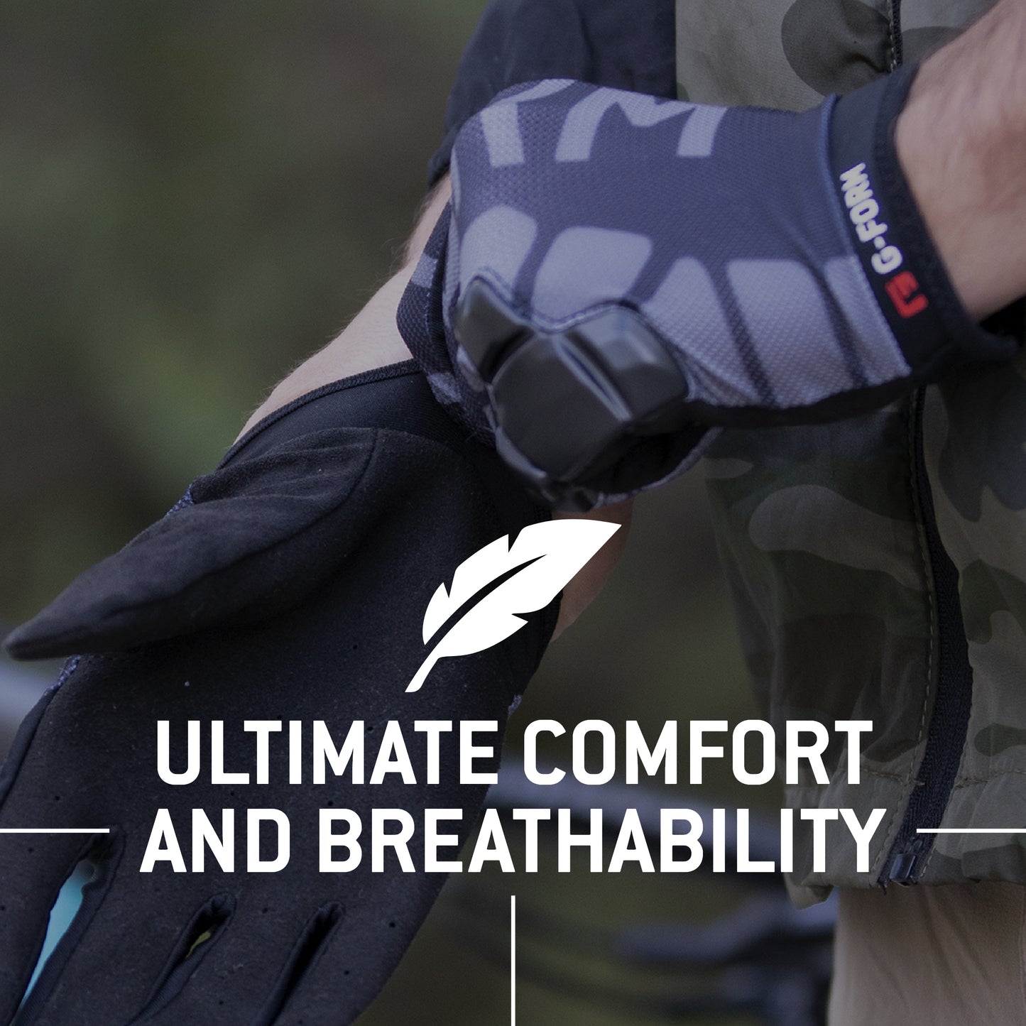 G-Form Sorata Mountain Bike Gloves - Motorcycle & Cycling Gloves for Men & Women - Black/Grey, Adult XS