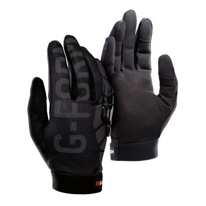 G-Form Sorata Mountain Bike Gloves - Motorcycle & Cycling Gloves for Men & Women - Black/Grey, Adult XXL