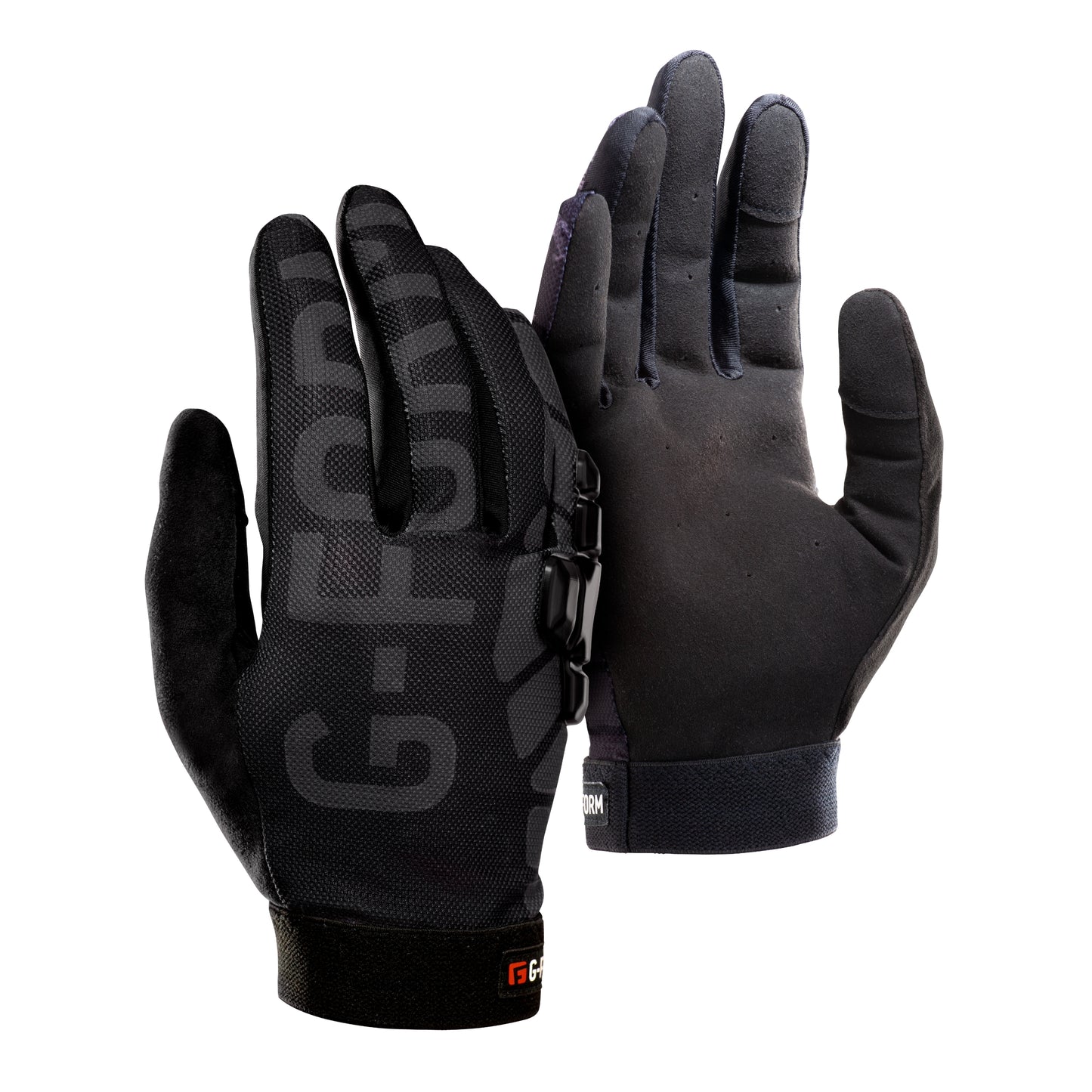 G-Form Sorata Mountain Bike Gloves - Motorcycle & Cycling Gloves for Men & Women - Black/Grey, Adult Medium