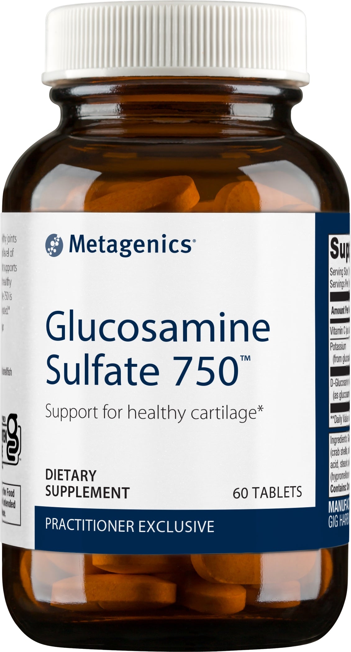 Metagenics - Glucosamine Sulfate 750, 60 Count
