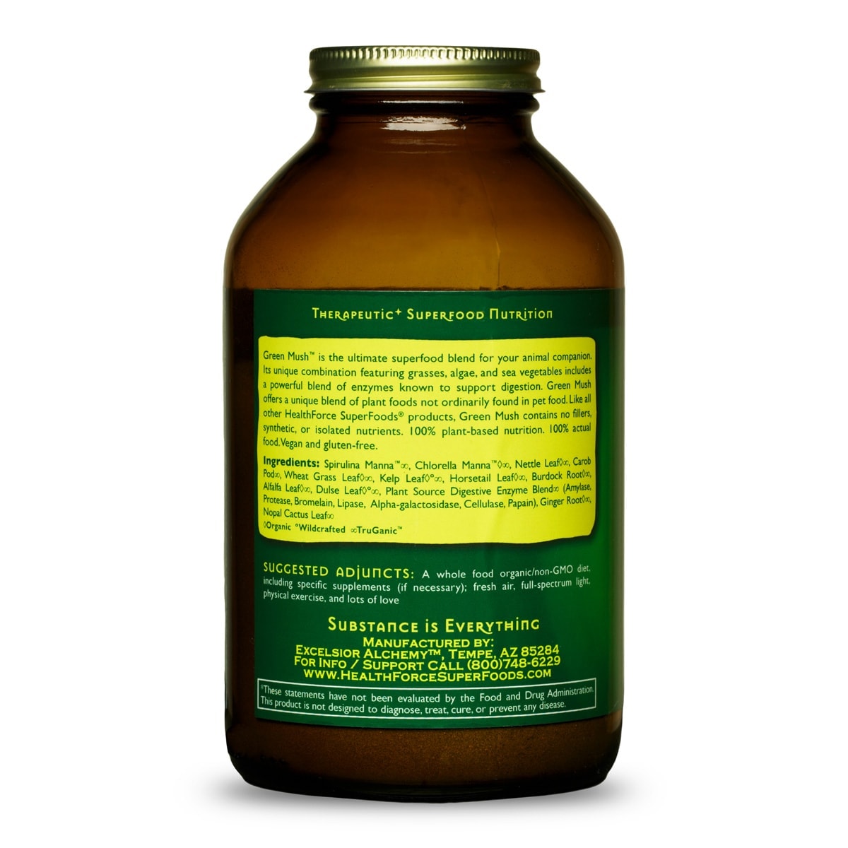 HealthForce SuperFoods Green Mush - 10 Oz Powder