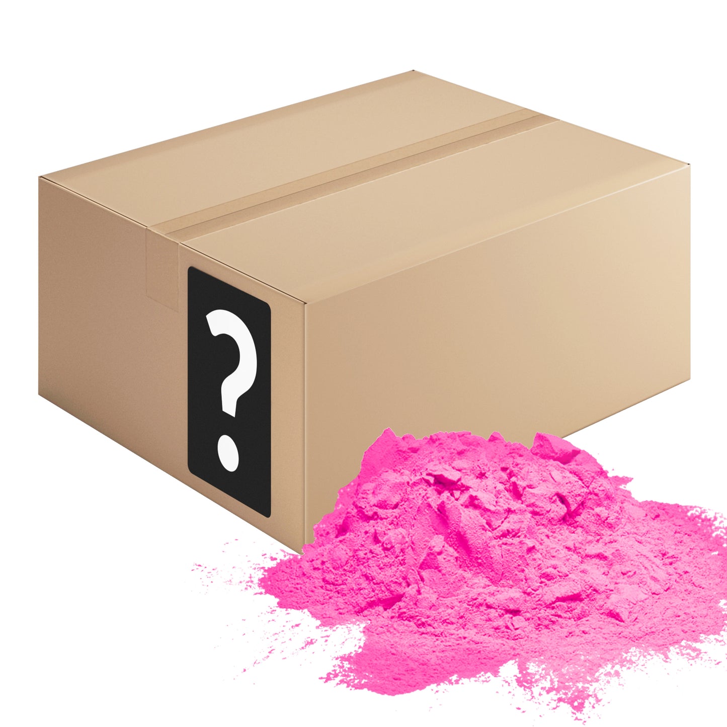 Chameleon Colors - Pink Gender Reveal Powder - 25 lbs jumbo bulk box