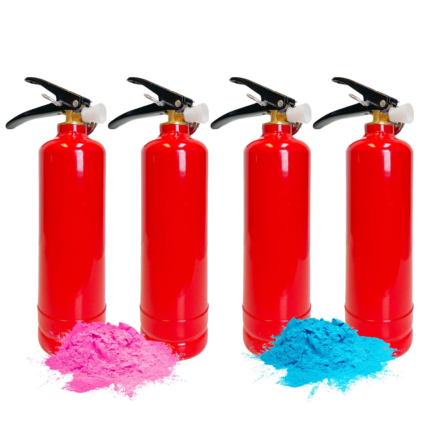 Chameleon Colors Gender Reveal Fire Extinguisher Color Blasters, 2 Pink Blasters, 2 Blue Blasters