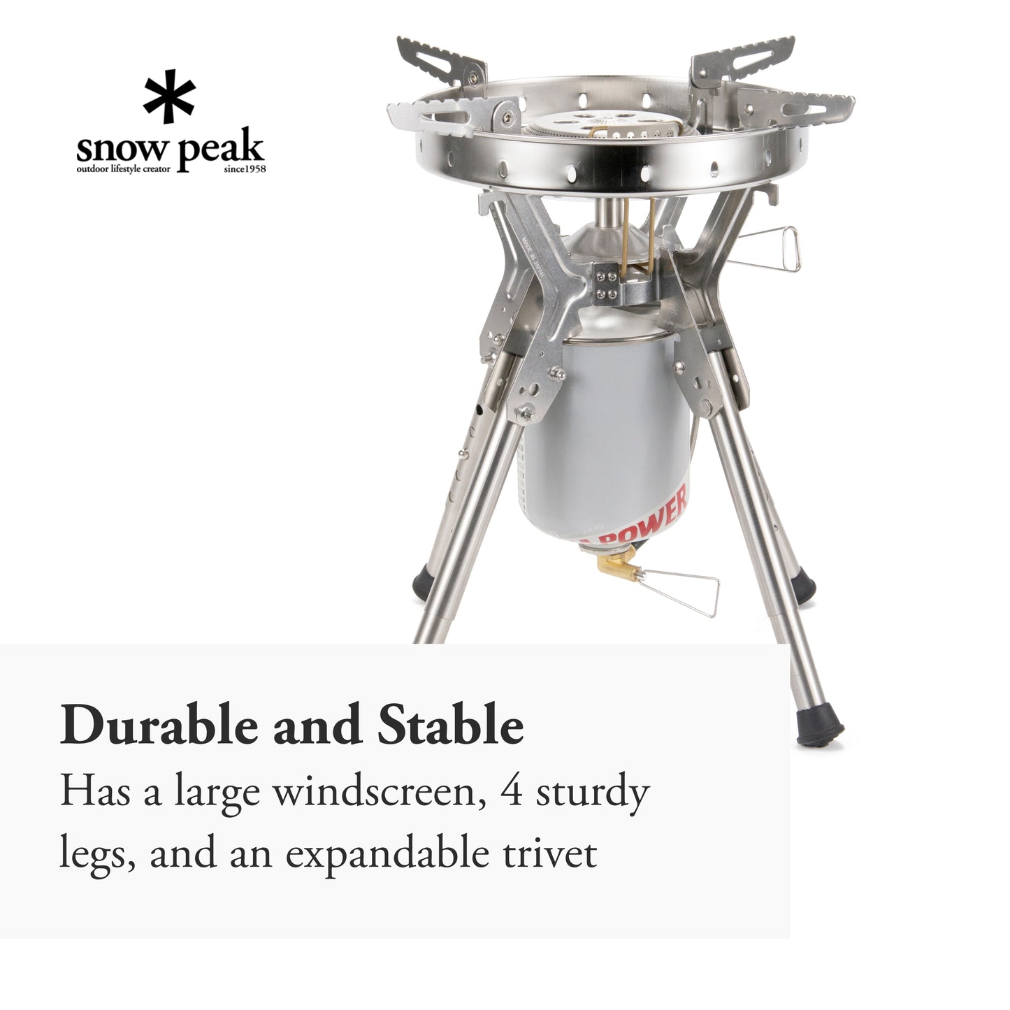 Snow Peak GigaPower LI Stove - A Group Cooking Essential - 13.7 x 16.5 in