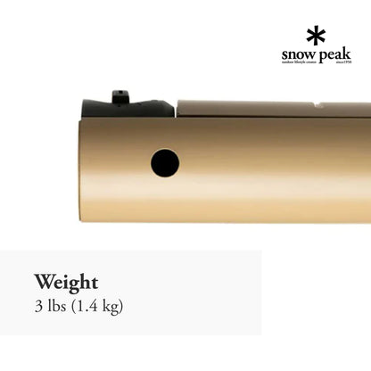 Snow Peak - Home & Camp Burner GS-600BK-US - Designed in Japan, Lightweight and Compact for Camping, Stable Base for Cooking - Khaki