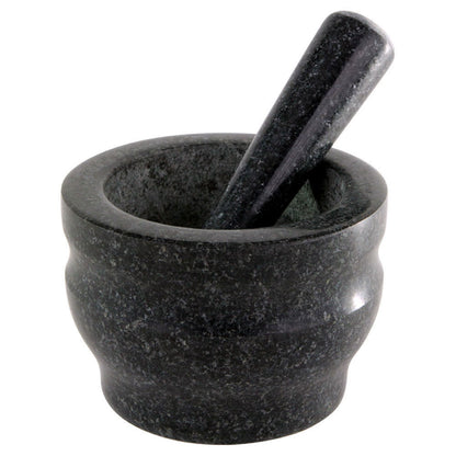 Cole & Mason Granite Mortar & Pestle, 8-Pound, Black