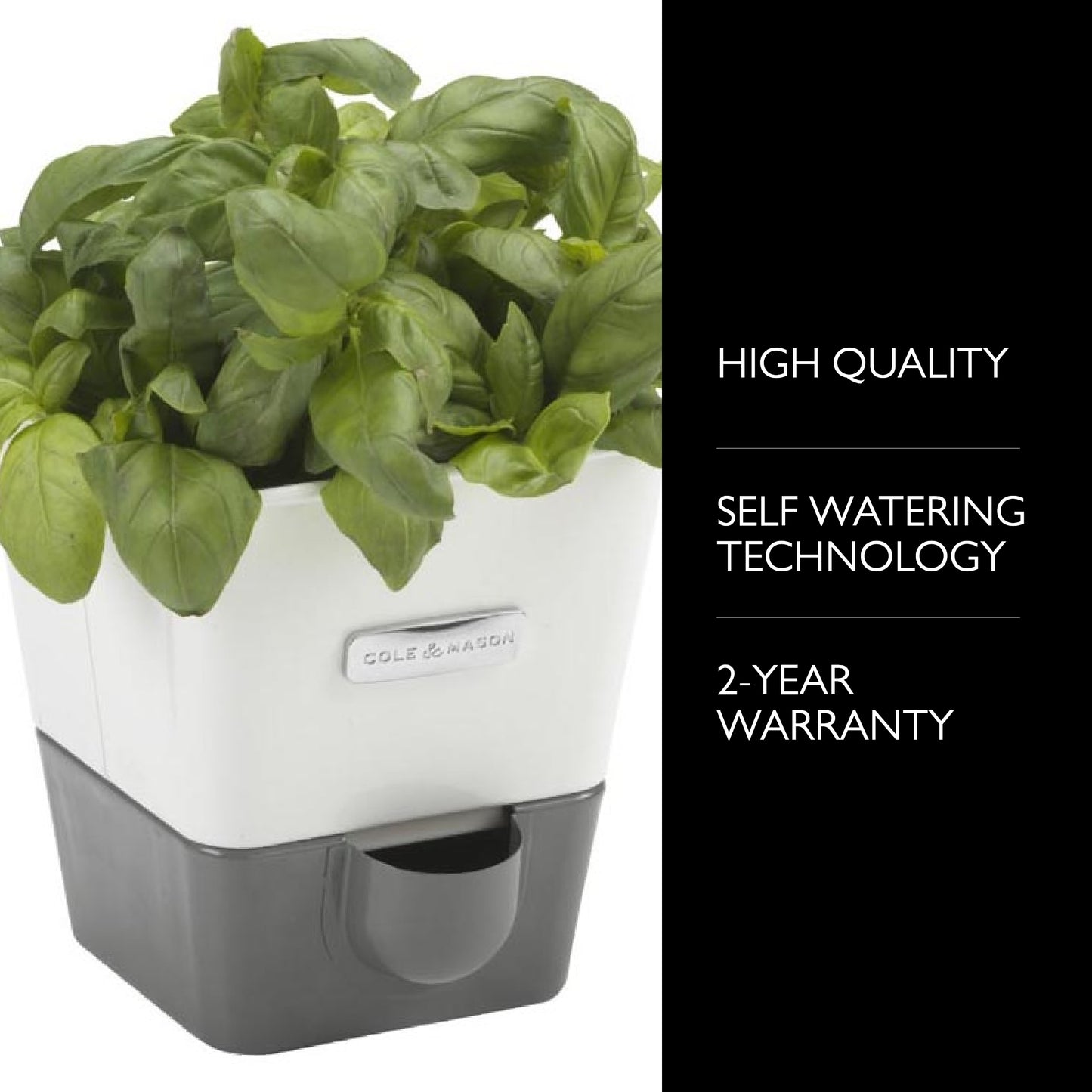 Cole & Mason Self-Watering Potted Herb Keeper