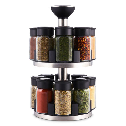 Cole & Mason Brixham Spice Rack, Medium, Silver