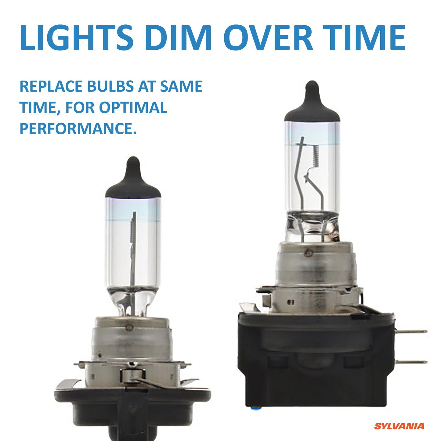 SYLVANIA - H11B SilverStar - High Performance Halogen Headlight Bulb, High Beam, Low Beam and Fog Replacement Bulb, Brighter Downroad with Whiter Light (Contains 1 Bulb)