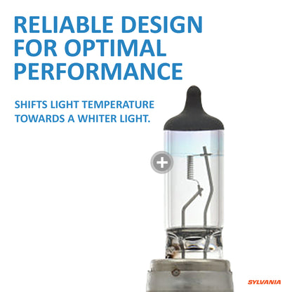 SYLVANIA - H11B SilverStar - High Performance Halogen Headlight Bulb, High Beam, Low Beam and Fog Replacement Bulb, Brighter Downroad with Whiter Light (Contains 1 Bulb)