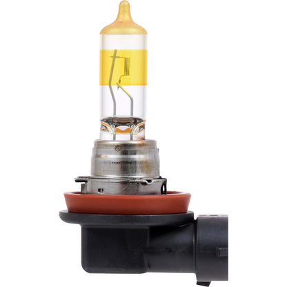 SYLVANIA - H11 Fog Vision - High Performance Yellow Halogen Fog Lights, Sleek Style & Improved Safety, Street Legal, For Fog Use Only (Contains 2 Bulbs)