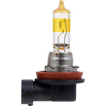 SYLVANIA - H11 Fog Vision - High Performance Yellow Halogen Fog Lights, Sleek Style & Improved Safety, Street Legal, For Fog Use Only (Contains 2 Bulbs)
