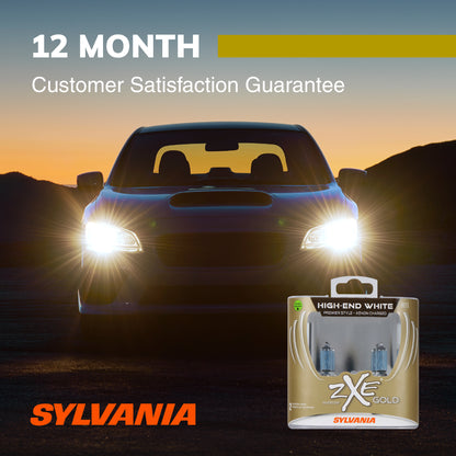 SYLVANIA - H11 (64211) SilverStar zXe GOLD High Performance Halogen Headlight Bulb - Headlight & Fog Light, Bright White Output, Best HID Alternative, Xenon Charged Technology (Contains 2 Bulbs)