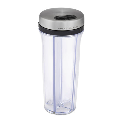 Cole & Mason Saunderton Spice Storage & Shaker, Five Empty Spice Shakers,Clear, Silver