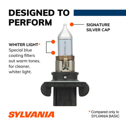 SYLVANIA H13 SilverStar High Performance Halogen Headlight Bulb, (Contains 2 Bulbs)