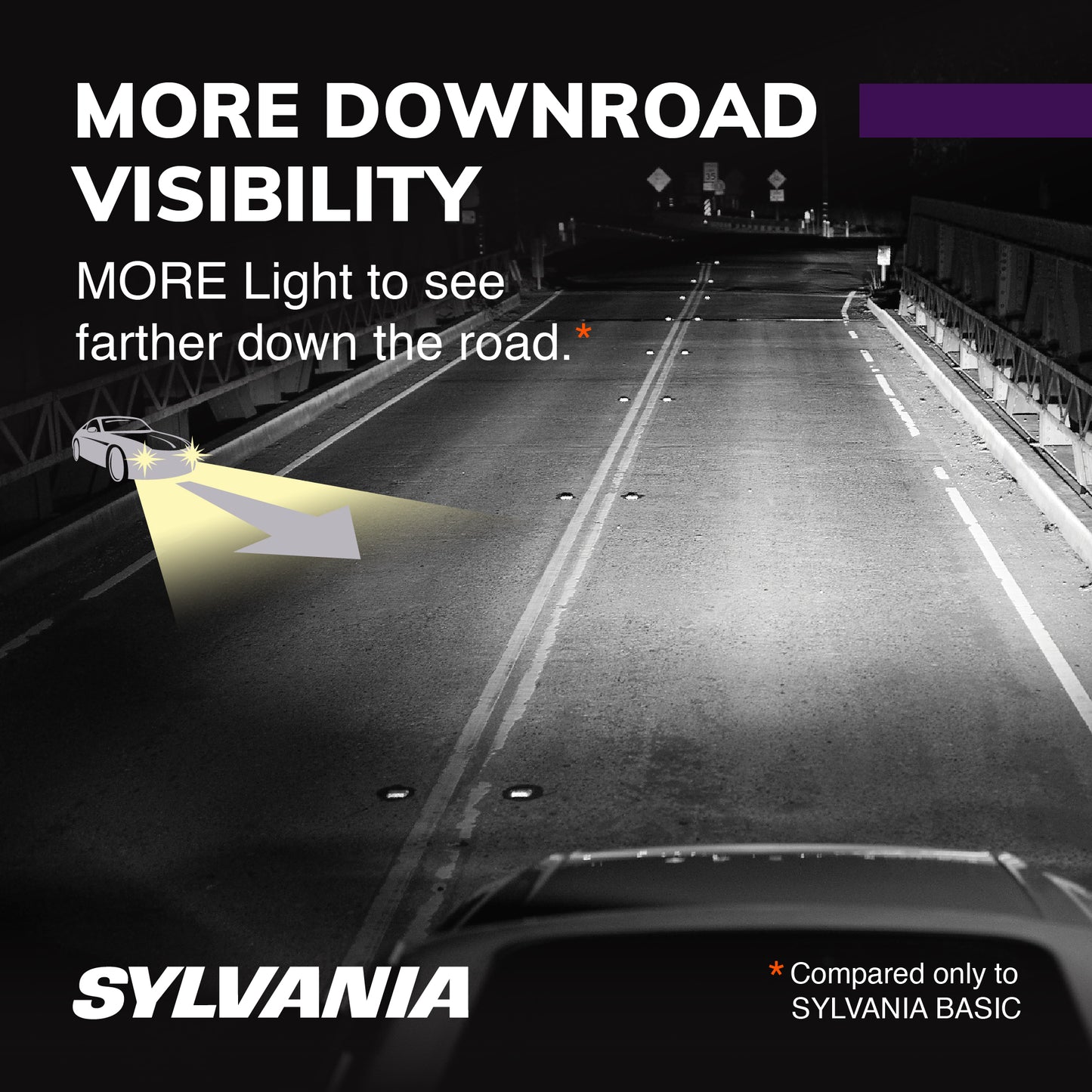 SYLVANIA H13 XtraVision Halogen Headlight Bulb, (Contains 2 Bulbs)