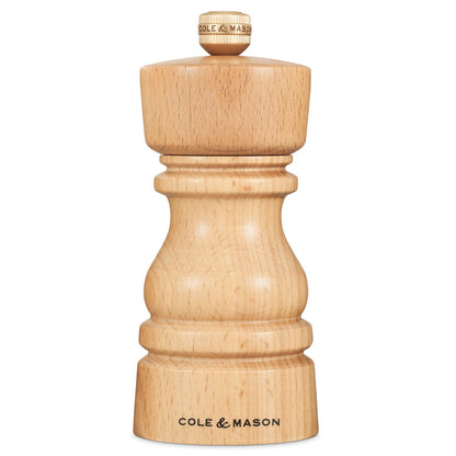 Cole & Mason London 130mm Natural Beech Salt Mill